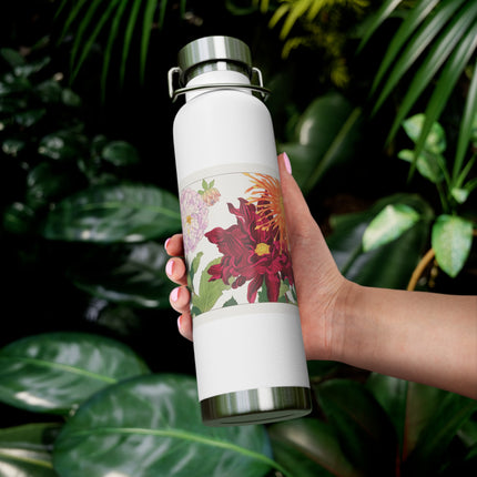 Dahlia by Tanigami Kônan Copper Vacuum Insulated Bottle, 22oz