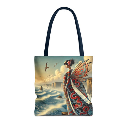 The Coastal Fairy Tote Bag – Serene Grace & Oceanic Magic