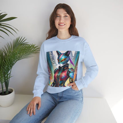 Cyberpunk Chic Unisex Heavy Blend™ Crewneck Sweatshirt