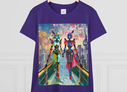 Cyber Punk Robot Models Cotton Tee