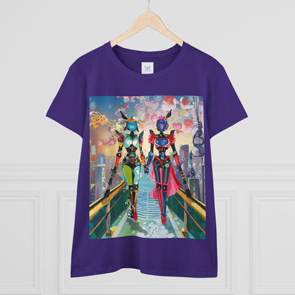 Cyber Punk Robot Models Cotton Tee