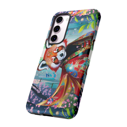 Cybernetic Red Panda Phone Cases