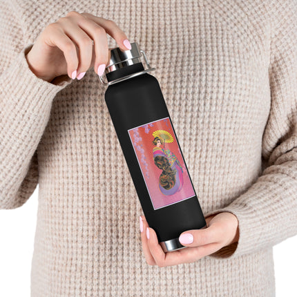 Enchanting Geisha Copper Vacuum Insulated Bottle, 22oz