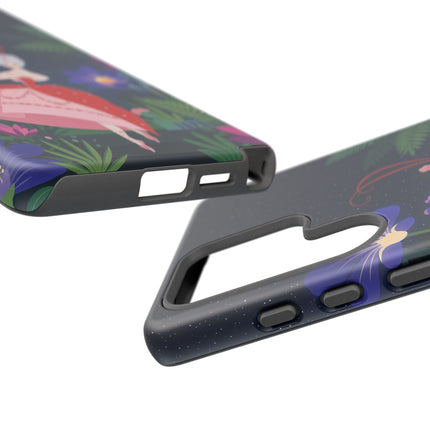 🌺✨ The Lady Of The Starlit Enchanted Garden Phone Case – Art Deco Floral Fantasy