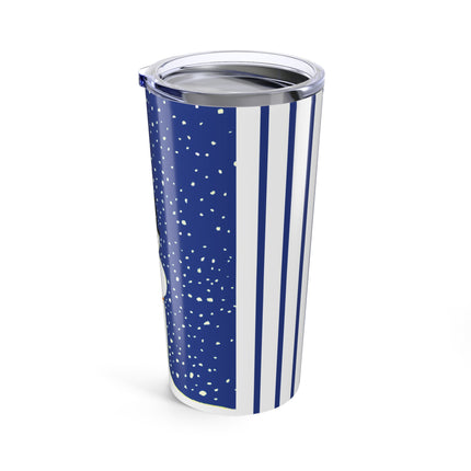 Snowman in Falling Snow Tumbler 20oz