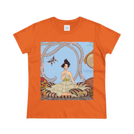 Minuit … ou l’appartement à la mode by George Barbier Women's Midweight Cotton Tee
