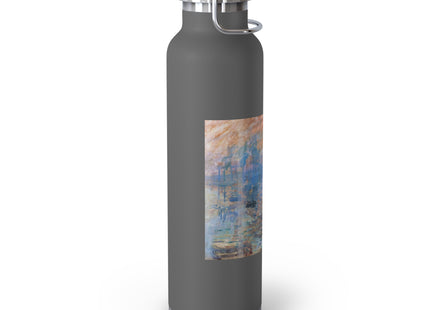 Sunrise by Claude Monet Copper Vacuum Insulated Bottle, 22oz