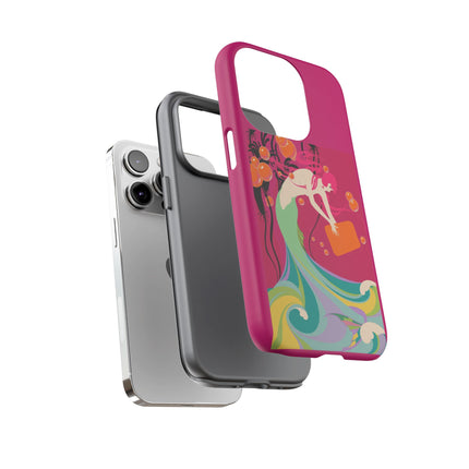 Mermaid Dive Phone Case – Vibrant Waves & Playful Elegance