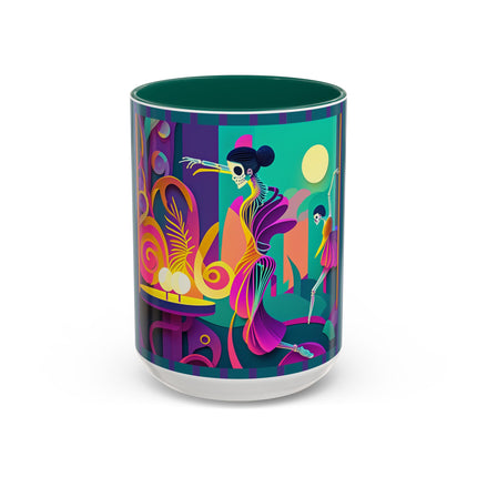 Dance of the Skeleton Ballerinas Colorful Mugs (11oz, 15oz)