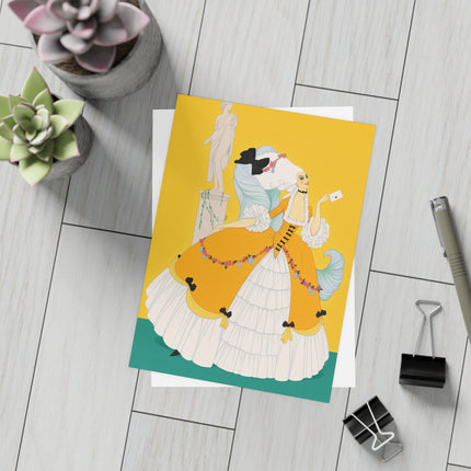 💌🌼 The Lady With The Secret Letter Postcard Bundles – Art Deco Romantic Elegance