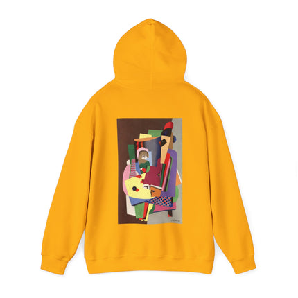 The Piano Lesson by Georges Valmier Heavy Blend™ Hooded Sweatshirt