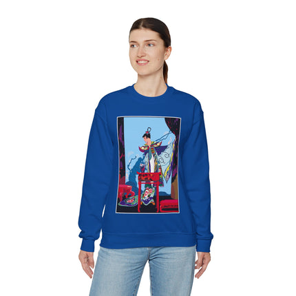 A Visual Journey by Umberto Brunelleschi Women's Heavy Blend™ Crewneck Sweatshirt