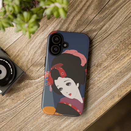 Geisha Portrait Phone Case – Elegant Beauty & Timeless Grace