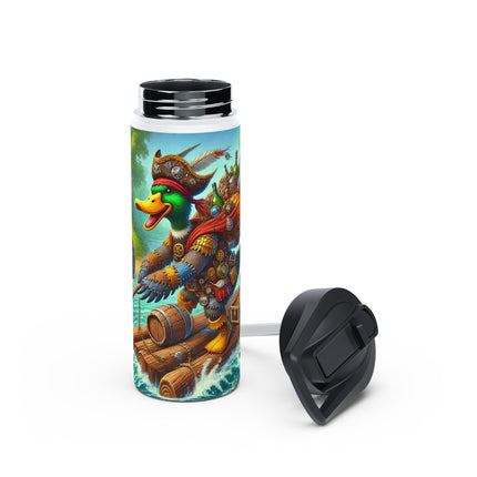 The Daring Drake Stainless Steel Water Bottle, Standard Lid