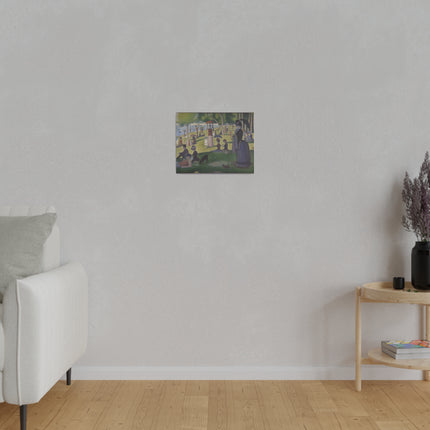 A Sunday on La Grande Jatte by Georges Seurat Matte Canvas, Stretched, 0.75"