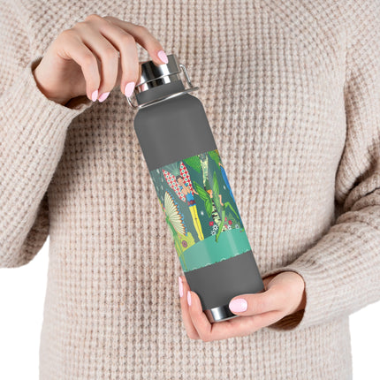 Enchanting Fairies of A Midsummer Night's Dream Copper Vacuum Insulated Bottle, 22oz