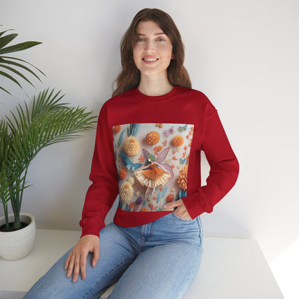 Dahlia Fairy Unisex Heavy Blend™ Crewneck Sweatshirt