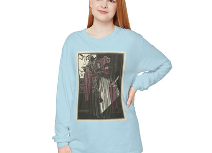 L’écran by Fernand Siméon Garment-dyed Long Sleeve T-Shirt