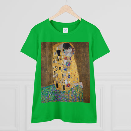 The Kiss by Gustav Klimt Women's Midweight Cotton Tee