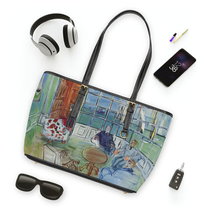 James Duncan by Raoul Dufy PU Leather Shoulder Bag
