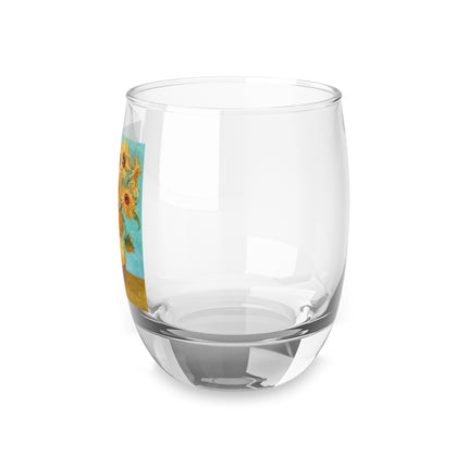 Vase with Twelve Sunflowers by Vincent van Gogh Whiskey Glass