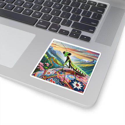 The Joyful Mantis Kiss-Cut Stickers (4 Sizes)