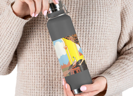 Glimpses of Opulence by Ezio Anichini Copper Vacuum Insulated Bottle, 22oz