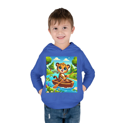Little Explorer on the River Toddler Pullover Fleece Hoodie