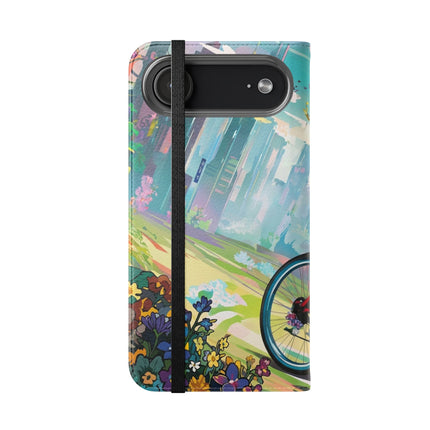 🐸🚵 Cyberpunk Frog Flip Case – High-Tech Adventure & Neon Velocity