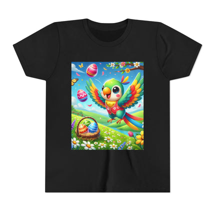 Easter Parrot Youth Short Sleeve Tee