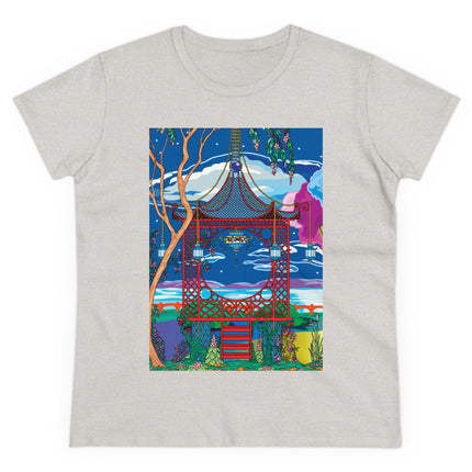 Serene Splendor Women's Midweight Cotton Tee