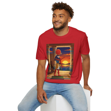 Ra Egyptian Sun God T-Shirt – Ancient Power & Sunset Majesty