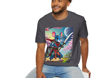 Cyber Samurai Rat Softstyle T-Shirt