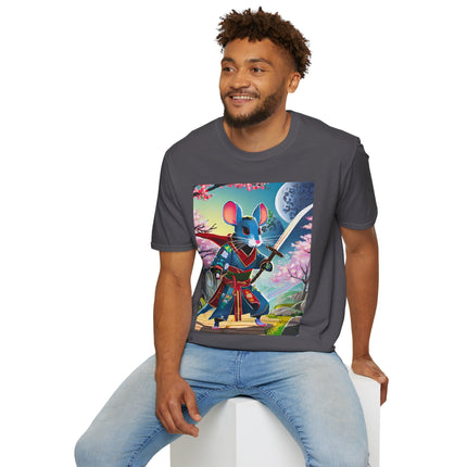 Cyber Samurai Rat Softstyle T-Shirt