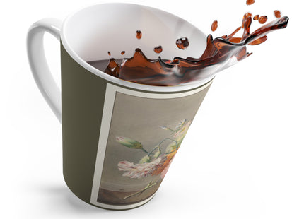 Floral Still Life by Georgius Jacobus Johannes van Os Latte Mug