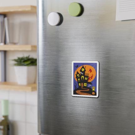 Halloween Night at the Haunted House Die-Cut Magnets (5 Sizes)