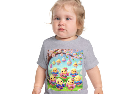 Easter Chicks and Springtime Wishes Baby T-Shirt