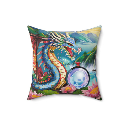 Wisdom's Guardian Spun Polyester Square Pillow