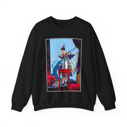 A Visual Journey by Umberto Brunelleschi Women's Heavy Blend™ Crewneck Sweatshirt