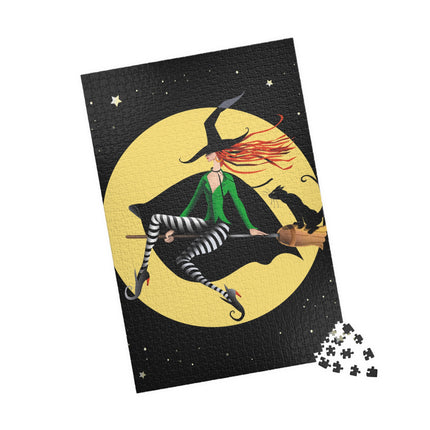 A Witch’s Moonlit Flight Puzzle (110, 252, 520, 1014-piece)