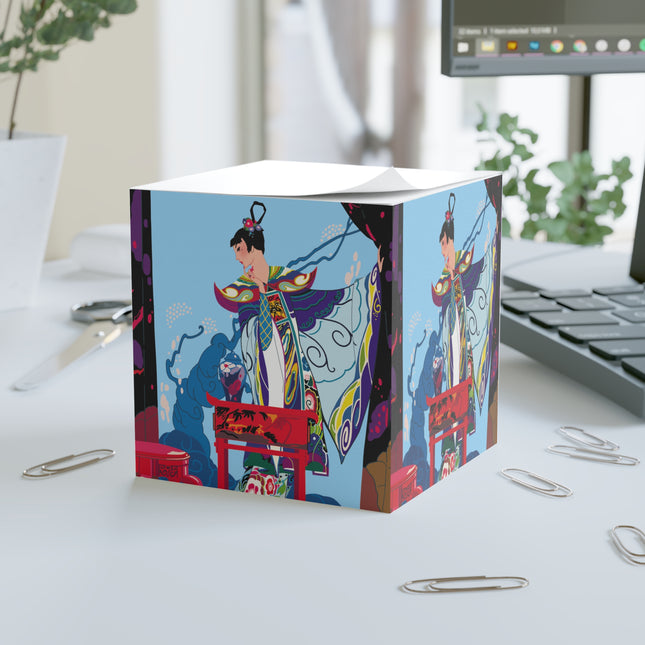 A Visual Journey by Umberto Brunelleschi Note Cube