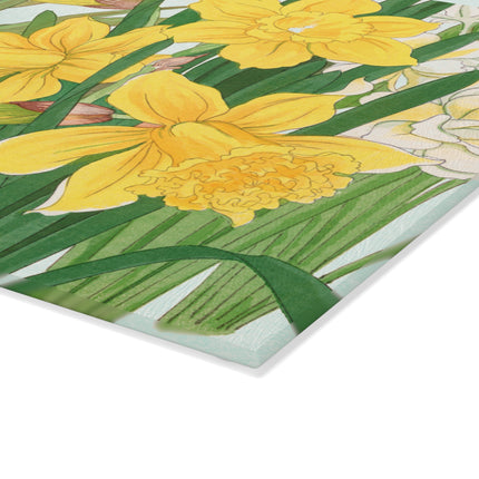 Daffodil by Tanigami Kônan Glass Cutting Board