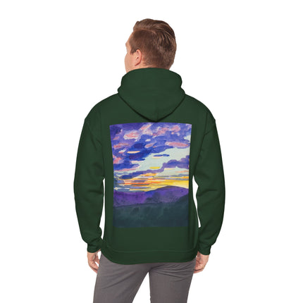 Naturstudie XII by Karl Wiener Heavy Blend™ Hooded Sweatshirt