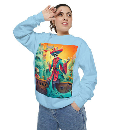 Skeleton Crew of the Misty Seas Unisex Garment-Dyed Sweatshirt