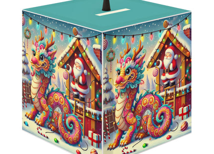 Playful Dragon's Christmas Light Cube Lamp