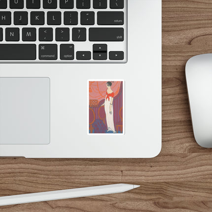 L’Entracte by Georges Lepape Die-Cut Stickers (5 Sizes)
