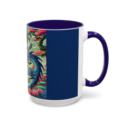 Mystic Guardian of the Sky Light Colorful Mugs (11oz, 15oz)