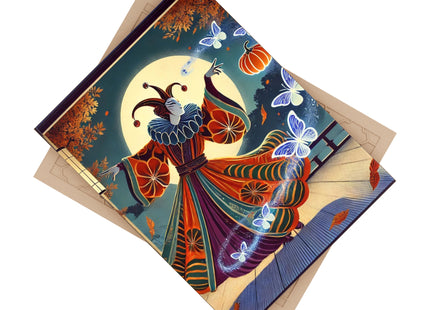 Court Magician with Ghost Butterflies Ceramic Tile