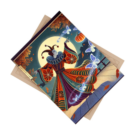Court Magician with Ghost Butterflies Ceramic Tile