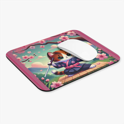 Samurai Kitten Mouse Pad (Rectangle)
